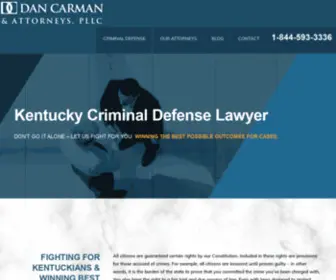 Kentuckycriminaldefenseattorney.com(Kentucky Criminal Defense Attorneys) Screenshot