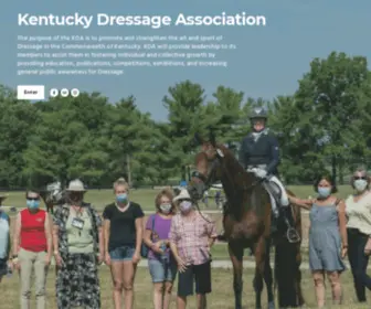 Kentuckydressageassociation.com(Kentucky Dressage Association) Screenshot