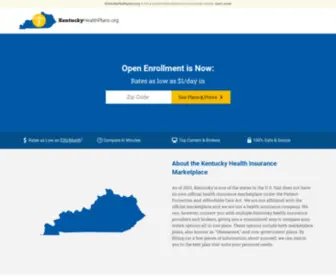 Kentuckyhealthplans.org(Kentuckyhealthplans) Screenshot