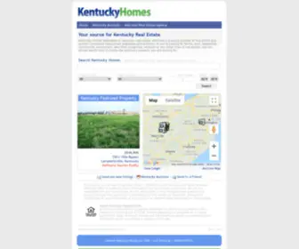 Kentuckyhomes.biz(Kentucky Real Estate) Screenshot