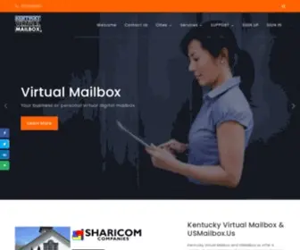 Kentuckymail.us(Virtual Mailbox) Screenshot