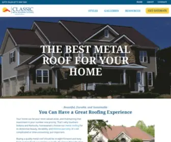 Kentuckymetalroofing.com(Metal Roofing for Kentucky) Screenshot