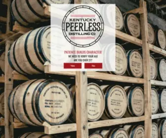 Kentuckypeerless.com(Kentucky Peerless Distilling Co) Screenshot