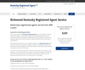 Kentuckyregisteredagent.com(Kentucky Registered Agent LLC) Screenshot