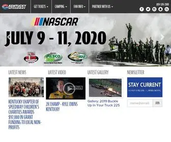 Kentuckyspeedway.com(Kentucky Speedway) Screenshot