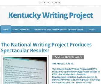 Kentuckywritingproject.com(Kentucky Writing Project) Screenshot