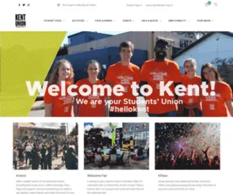Kentunion.co.uk(Kent Union) Screenshot