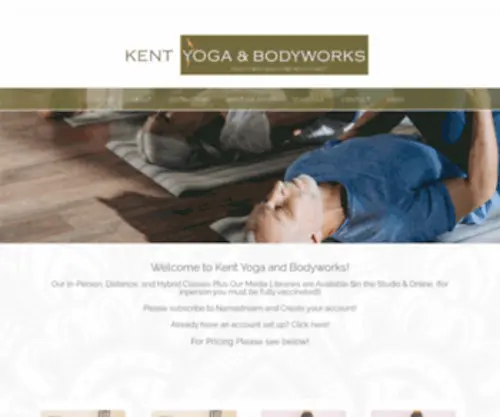 Kentyogaandbodyworks.com(Kent Yoga and Bodyworks) Screenshot