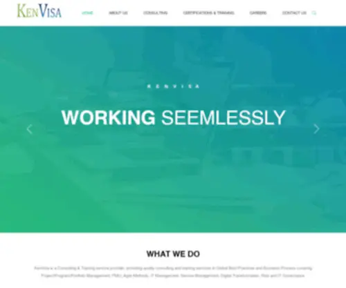 Kenvisa.com(Best Practice Consultancy and Training Company) Screenshot