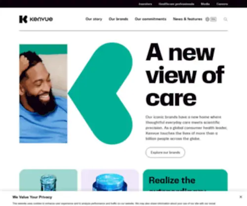 Kenvue.com(Everyday care) Screenshot