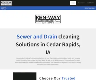 Kenwaysewerservice.com(Septic Pumping) Screenshot