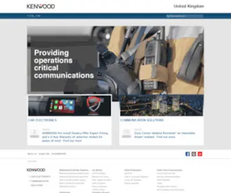 Kenwood-Electronics.co.uk(KENWOOD UK) Screenshot