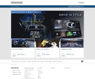 Kenwood-Electronics.fr(KENWOOD France) Screenshot
