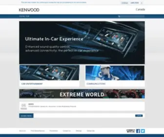 Kenwood.ca(Kenwood) Screenshot