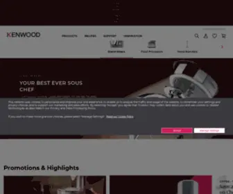 Kenwood.co.uk(Kenwood UK) Screenshot