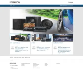 Kenwood.eu(KENWOOD Europe) Screenshot