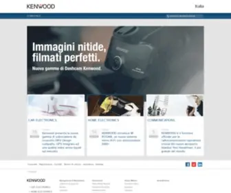 Kenwood.it(KENWOOD Italy) Screenshot