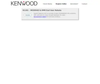 Kenwoodusa.com(Kenwood USA) Screenshot
