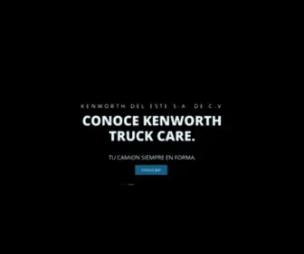 Kenworthdeleste.com.mx(Kenworth Truck Care) Screenshot