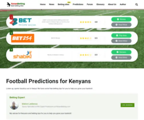 Kenya-Betting.com Screenshot