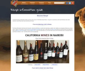 Kenya-Information-Guide.com(Find information about Kenya) Screenshot