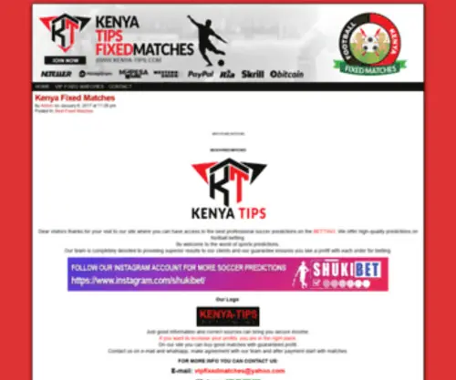 Kenya-Tips.com Screenshot