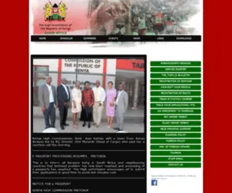 Kenya.org.za(KENYA HIGH COMMISSION SOUTH AFRICA) Screenshot