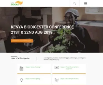 Kenyabiogas.com(Kenya Biogas Program) Screenshot