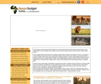 Kenyabudgetsafaris.com(Kenya Budget Safari Tours) Screenshot