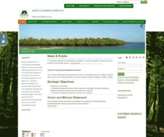 Kenyaforestservice.org(Kenya Forest Service) Screenshot