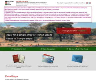 Kenyaforunsc.co.ke(EVisa application for Kenya) Screenshot