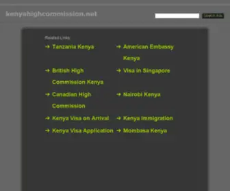 Kenyahighcommission.net(Kenyahighcommission) Screenshot