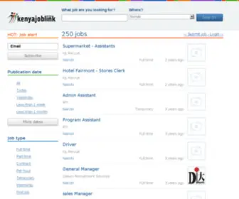 Kenyajoblink.com(Jobs in Kenya) Screenshot