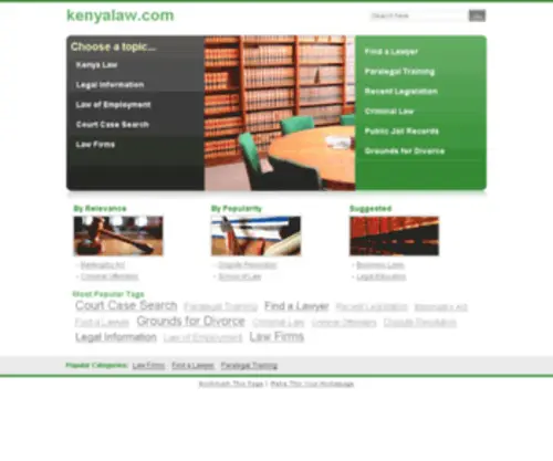 Kenyalaw.com(Kenyalaw) Screenshot