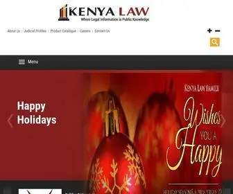 Kenyalaw.org(Kenya Law) Screenshot