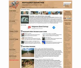 Kenyalogy.com(Kenya) Screenshot