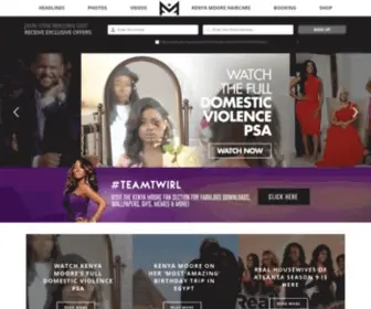 Kenyamoore.com(Kenya Moore) Screenshot