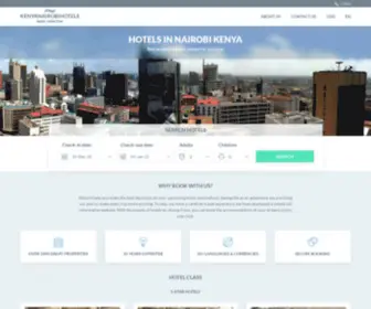 Kenyanairobihotels.com(NAIROBI HOTELS) Screenshot