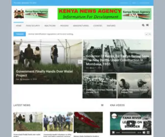 Kenyanews.go.ke(Information For Development) Screenshot