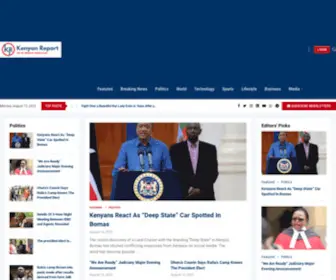 Kenyanreport.com(Kenyan Report) Screenshot