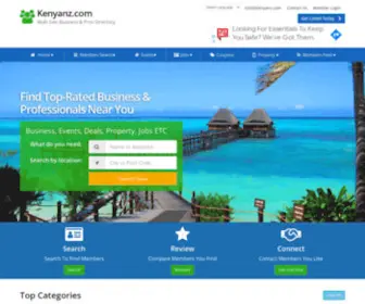Kenyanz.com(Local Business Directory Our Partners) Screenshot