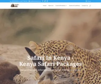 Kenyasafaris.co.ke(Safari In Kenya) Screenshot