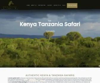 Kenyatanzaniasafari.com(East Africa Safari) Screenshot