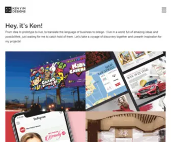 Kenyimdesigns.com(Ken Yim Design Portfolio) Screenshot