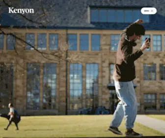 Kenyon.edu(Kenyon College) Screenshot