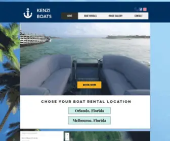Kenziboats.com Screenshot