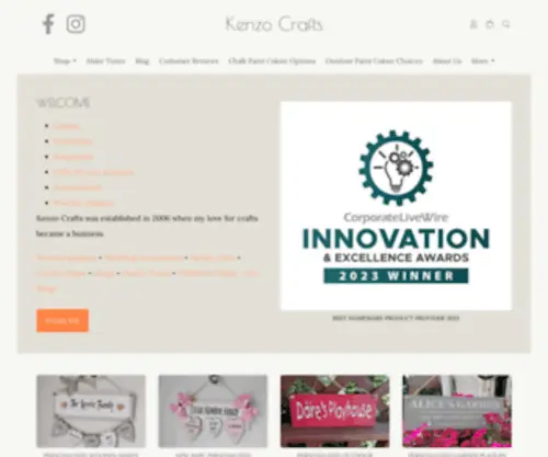 Kenzocrafts.co.uk(Handcrafted personalised keepsakes gifts) Screenshot