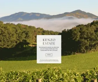 Kenzoestate.com(Kenzo Estate Winery) Screenshot