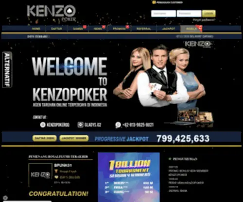 Kenzopoker.com(Qq online) Screenshot