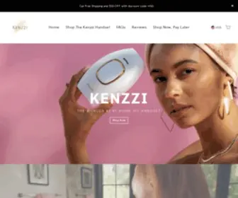 Kenzzi.com(Laser Hair Removal at Home) Screenshot